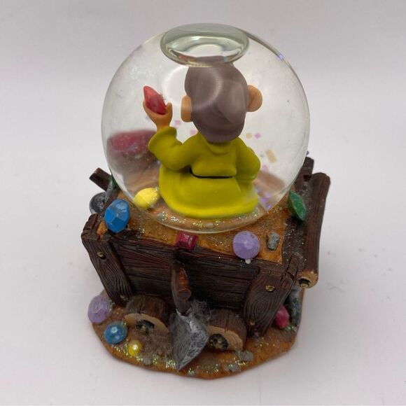 Disney Dopey Gem Mining Cart Mini Snow Globe - Picture 3 of 6